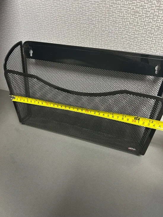 Mesh Desk Tray Organizer in Black - edison - Picture 7 of 8